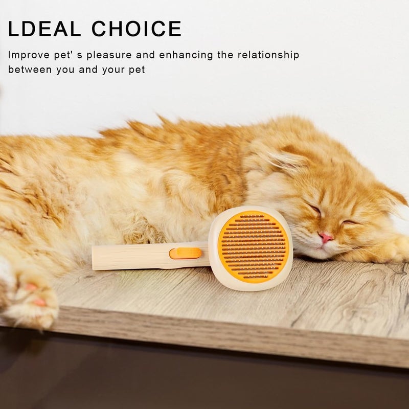 Envop Cat Brush Dog Bath Brush Dog Scrubber for Bath, Water Brush for Dogs Handle dog washing brush for Short Dogs Soft Head Massage Grooming Pet Bathing Brush, Cat Brush. - Image 2