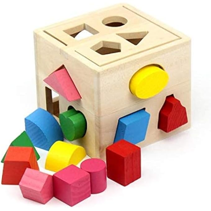13-HOLE INTELLIGENCE BOX BABY EARLY EDUCATION ENLIGHTENMENT COGNITION WOODEN SHAPE BUILDING BLOCK CHILDREN'S EDUCATIONAL WOODEN TOYS - Image 3