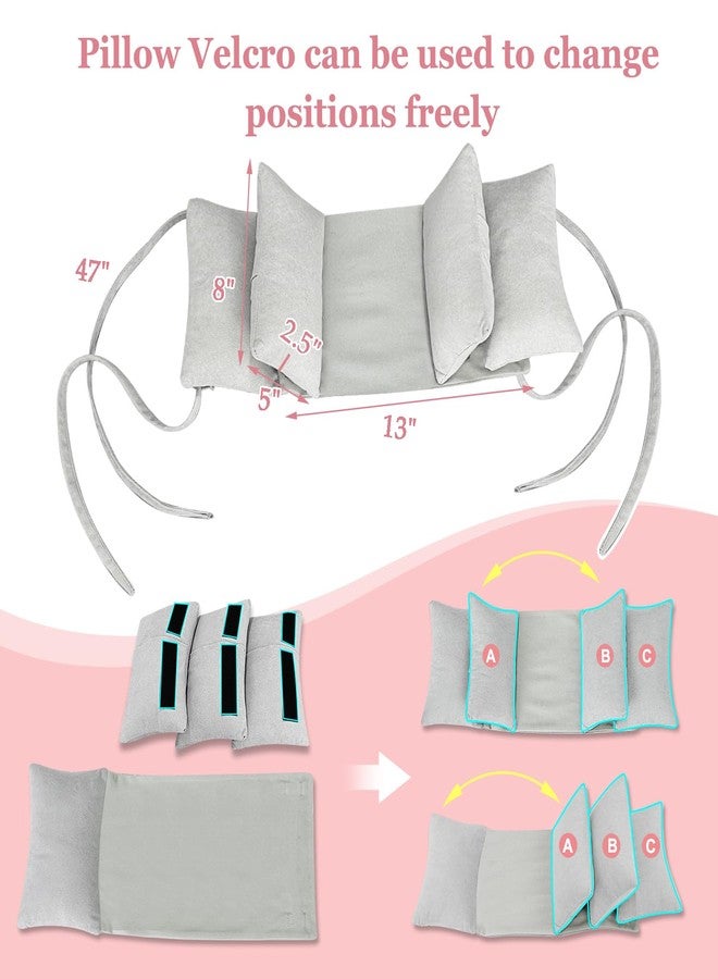 Mistuki Facial Surgery Recovery Pillow for Rhinoplasty, After Face Lift, Anti Aging & Wrinkle Face Back Sleep Training Pillow, Post Hair Transplant Head Stabilizer Cervical Neck Support Wedge - Image 4