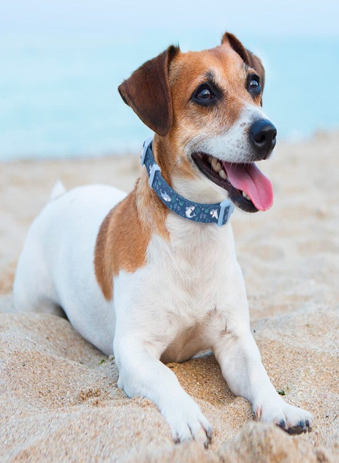 HDE Nylon Dog Collar Adjustable Soft Puppy Collars for Small Medium Large Dogs Sharks - M - Image 2