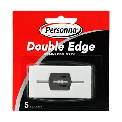 Personna شفرات حلاقة مزدوجة الحافة من بيرسونا ستانلس ستيل 5 شفرات