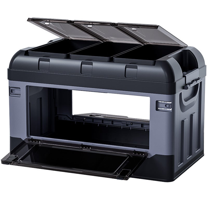 Folding Car Storage Box, Side Opening, Large Capacity for Outdoor Camping - Image 5