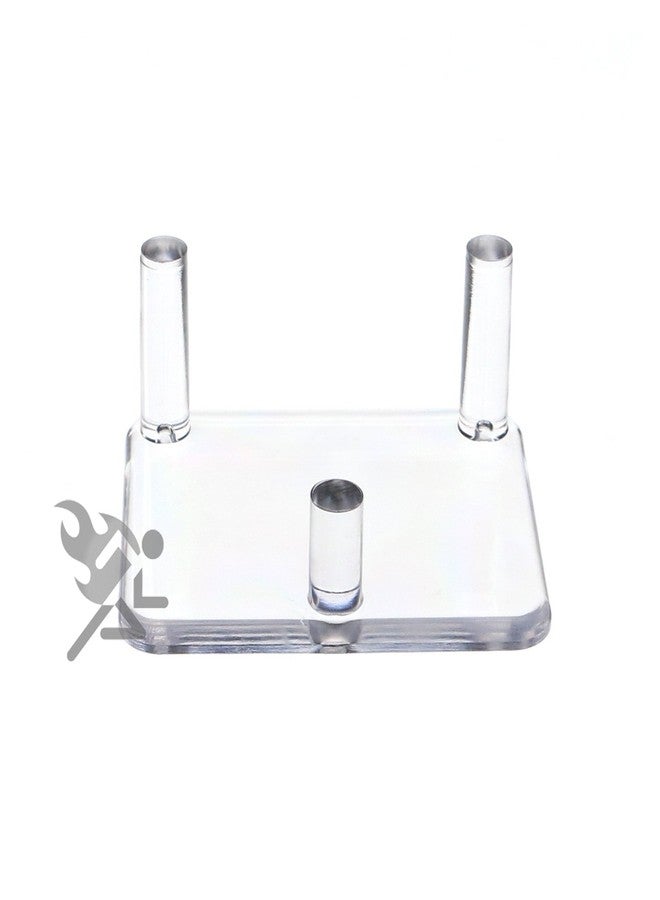 OnFireGuy 2.5" Medium Three-Peg Acrylic Display Stand for Fossils, Minerals, Rocks, and Geodes NG200 (Qty 1) - Image 2