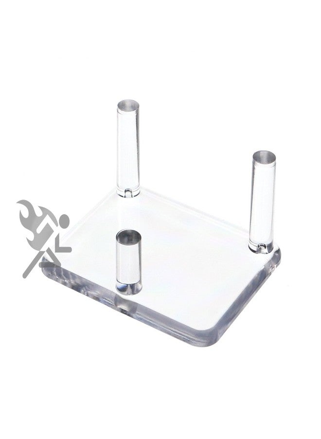 OnFireGuy 2.5" Medium Three-Peg Acrylic Display Stand for Fossils, Minerals, Rocks, and Geodes NG200 (Qty 1) - Image 1