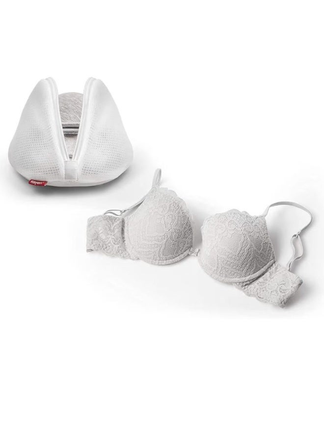 Rayen Mesh Laundry Bag for Delicate Clothes, Reusable Washing Machine Protector with Zipper, White – 18×15×15 cm – Original Spanish Brand - Image 2