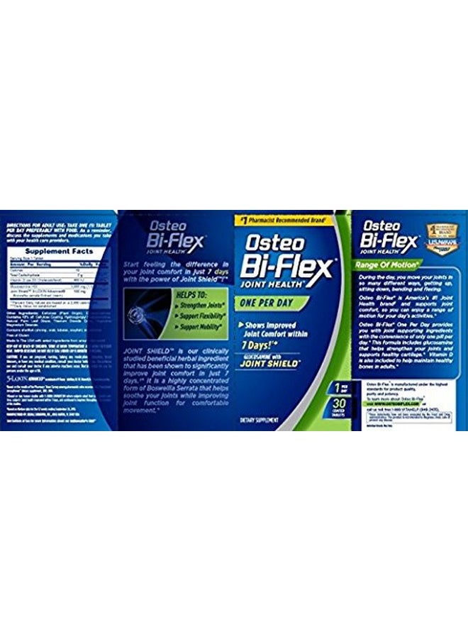 Osteo Bi-Flex One Per Day 30 Coated Tablets (Pack Of 2)  - Image 3