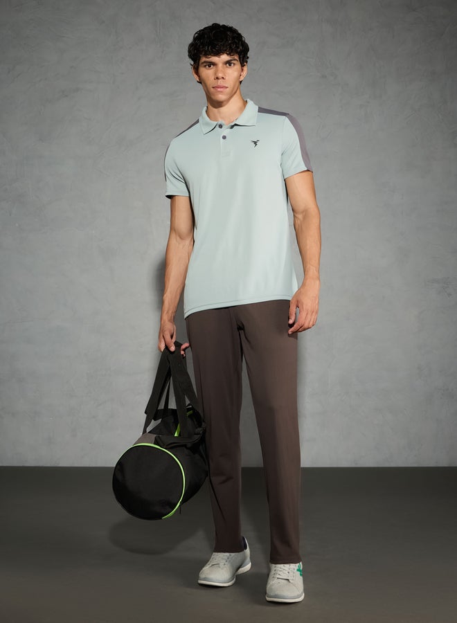 تكنوسبورت تيشيرت بولو رجالي تكنوسبورت بلون متداخل بقصة مريحة - Image 3