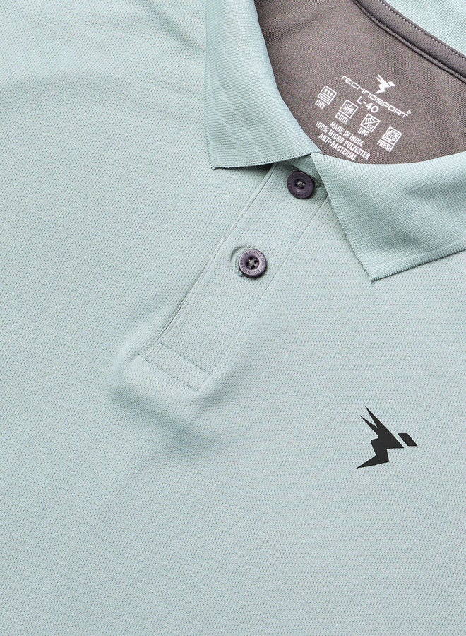 تكنوسبورت تيشيرت بولو رجالي تكنوسبورت بلون متداخل بقصة مريحة - Image 5