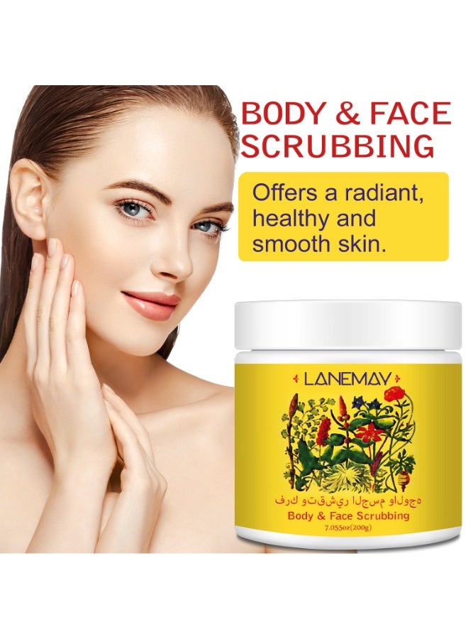 LANEMAY Body And Face Scrubbing And Exfoliating Cream 200grams - Image 2