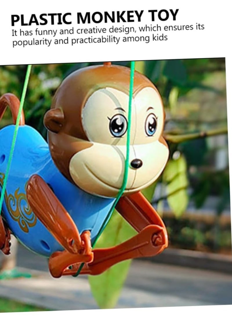 Climbing Rope Monkey Toy with Push Pull Balance and Monkey Sound, Creative Toys Kids Gifts , Kids Birthday Party Favors , Best Monkey Toy Girls Boys, Fidget Toys, Return Gifts  - Image 2