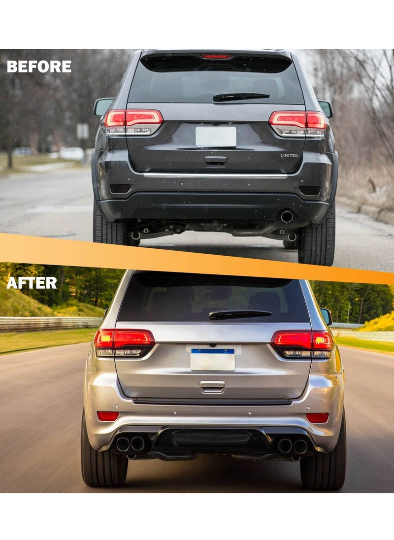 KASTWAVE - Rear Bumper Reflector Light Lamp for Jeep Grand Cherokee 2012-2018, for Patriot 2013-2017, for Dodge Journey 2012-2020, Back Bumper Reflectors Left and Right Red Les Replace 57010720AC, 57010721AC - Image 1