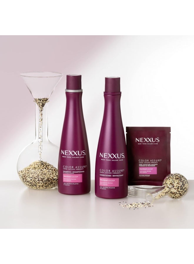 Nexxus Color Assure Shampoo and Conditioner for Color-Treated Hair - Enhances Color for Up to 40 Washes, 13.5oz, 2 Pack - Image 2