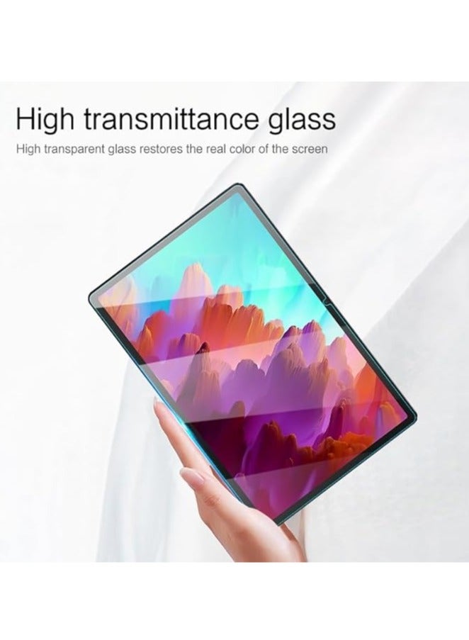 عام متوافق مع سلسلة لينوفو شاوشين: حامي الشاشة، زجاج مقاوم للصدمات لتابلت لينوفو شاوشين باد/باد برو، تركيب سهل جدًا بنقرة واحدة، حزمة من 2 قطع - Image 3