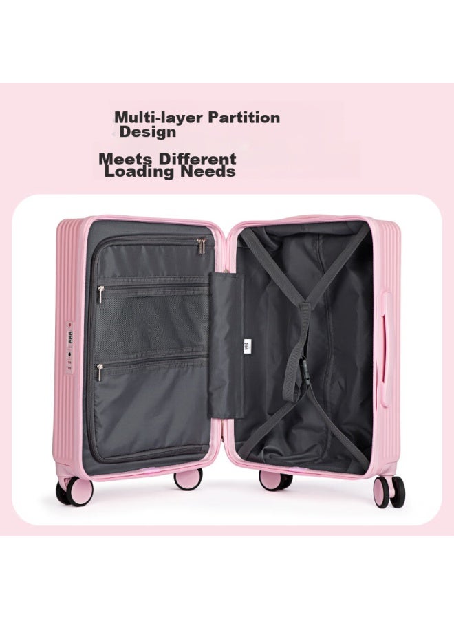 Mesuca X okitty Luggage, Student Female Password Leather Suitcase, 20-inch Children's Luggage, Carry-on Suitcase - Image 5