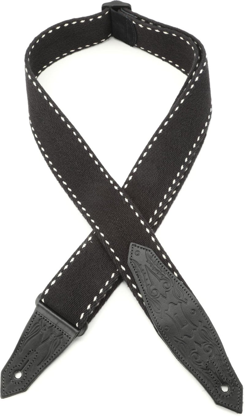 Levy's Leathers MSSC80-BLK Acoustic Guitar Strap - Image 3