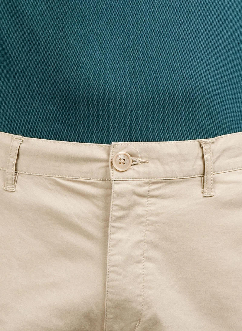 GIORDANO  Men's Slim Fit Twill Bermuda Shorts for Men | Best Price UAE