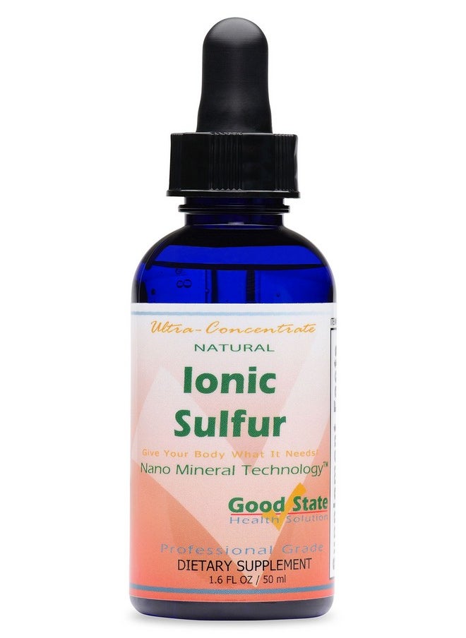Good State Liquid Ionic Minerals Sulfur Ultra Concentrate (10 Drops Equals 30 Mg) (100 Servings Per Bottle)  - Image 2