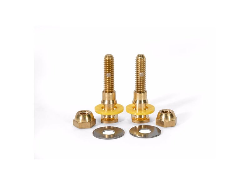 Fluidmaster 7110A-001-P10 Setfast Self-Adjusting Toilet Bowl to Floor Bolts, Brass - Image 2