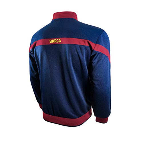 Icon Sports Officially Licensed FC Barcelona Soccer Track Jacket - Unisex Kids - FCB39TJ Navy YXL - Image 2