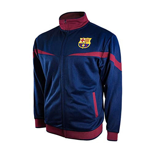 Icon Sports Officially Licensed FC Barcelona Soccer Track Jacket - Unisex Kids - FCB39TJ Navy YXL - Image 5