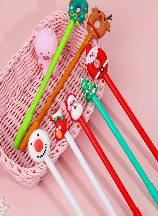 Le Delite 20 pieces Christmas Gel Ink Pen Novelty Rollerball Pens Gel Ink xmas Characters Stick Pen Cartoon Gel Ink Pens for School Boys and Girls Office Supplies, Random xmas Styles - Image 2