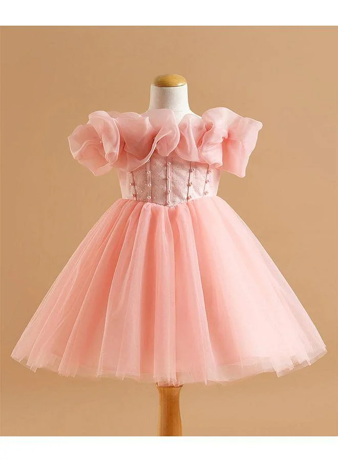 Mark & Mia Mark & Mia Corset Style Party Dress - Pink