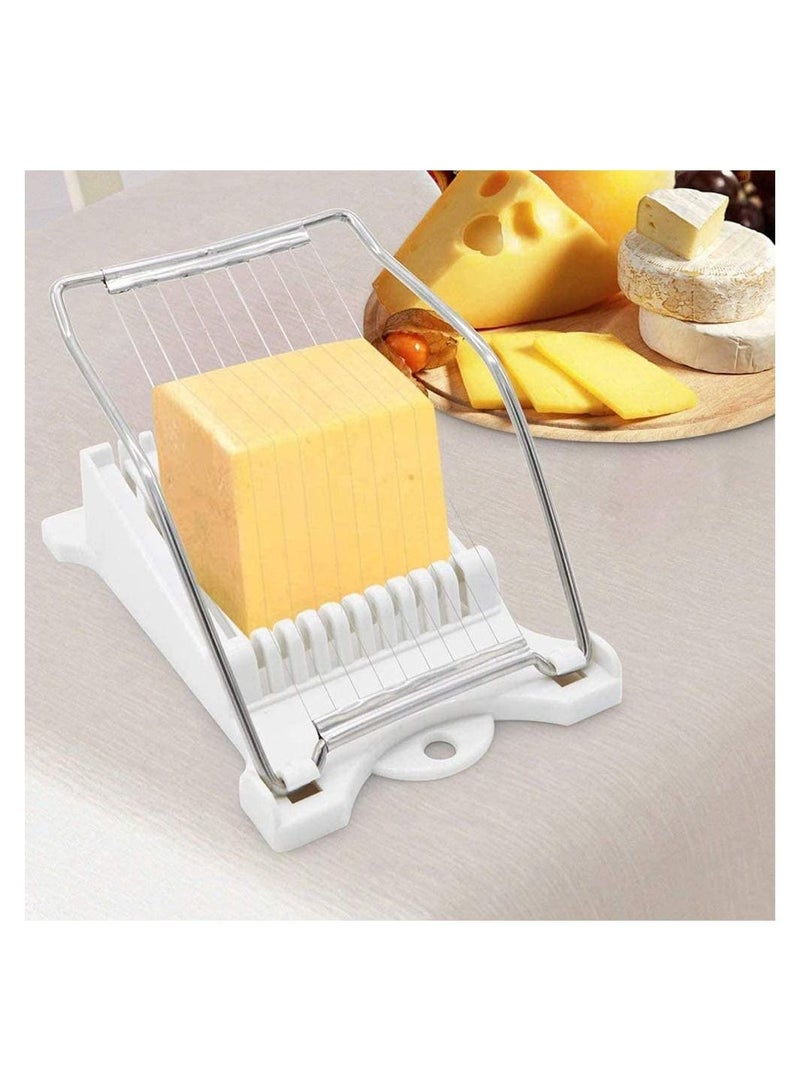 Convenient Kitchen Luncheon Meat Cheese Egg Slicer Stainless Steel Wire Slicer BPA-free
