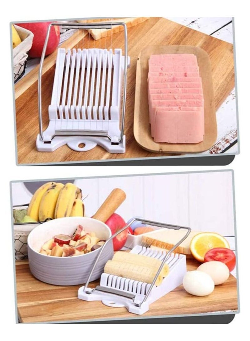 Convenient Kitchen Luncheon Meat Cheese Egg Slicer Stainless Steel Wire Slicer BPA-free