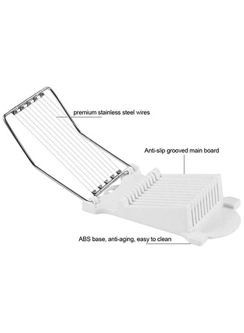 Convenient Kitchen Luncheon Meat Cheese Egg Slicer Stainless Steel Wire Slicer BPA-free