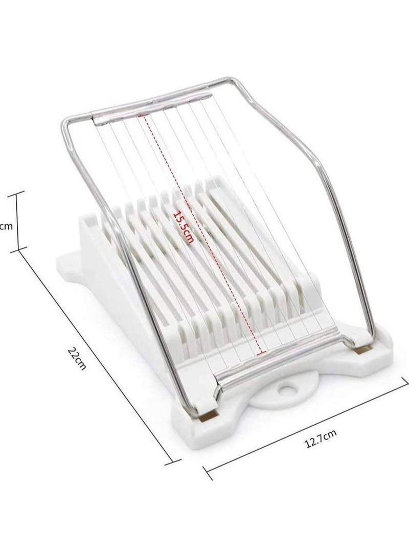 Convenient Kitchen Luncheon Meat Cheese Egg Slicer Stainless Steel Wire Slicer BPA-free