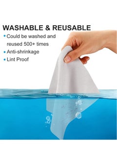 Generic Eyeglasses Cleaning Cloth Set, Suede Lens Cleaning Cloths for Glasses, Screens, Phones, and Cameras (50 PCS, Grey)  - Image 3