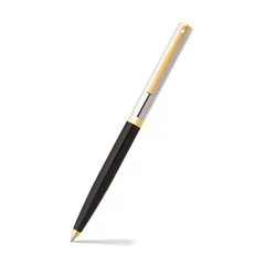 Sheaffer PEN SHEAFFER SAGARIS E9475 GLOSSY BLACK BARREL WITH CHROME CAP AND GOLD TRIMS BP