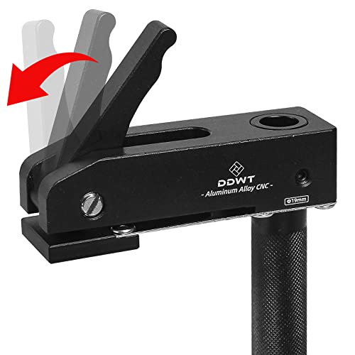 DDWT Bench Dog Clamp 3/4 Inch (19mm) Dog Hole Hold Down Clamp Aluminum Alloy for Woodworking MFT Table Workbench - Lengthened Version (2 Pack) - Image 4