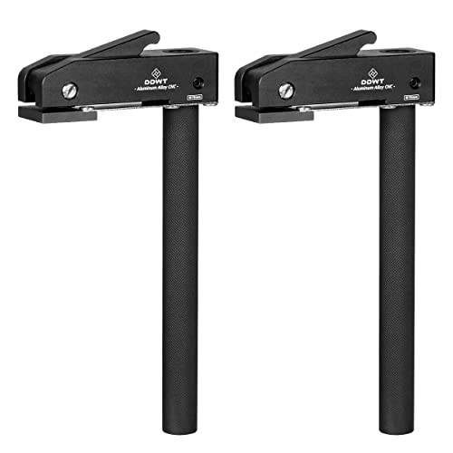 DDWT Bench Dog Clamp 3/4 Inch (19mm) Dog Hole Hold Down Clamp Aluminum Alloy for Woodworking MFT Table Workbench - Lengthened Version (2 Pack) - Image 1