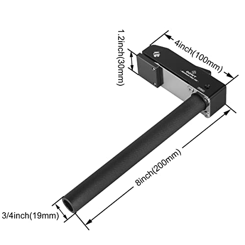 DDWT Bench Dog Clamp 3/4 Inch (19mm) Dog Hole Hold Down Clamp Aluminum Alloy for Woodworking MFT Table Workbench - Lengthened Version (2 Pack) - Image 3