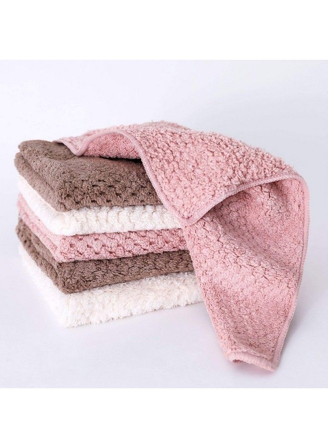 STORE77 Connectwide Set Of 3 Microfiber Face Towel Flower Design Soft Fast Drying Cleaning Towelfit For Multipurpose Exfoliating Highly Absorbent Extra For Hand Gym Spa  - Image 3