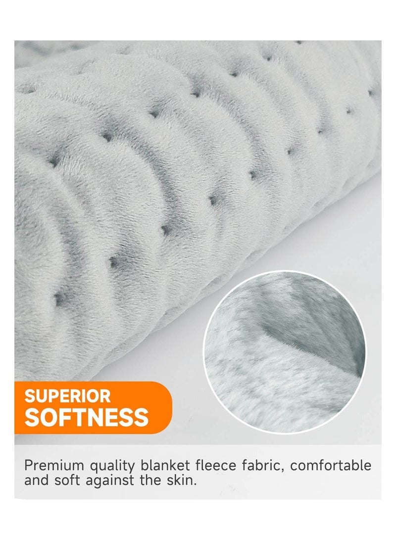 KASTWAVE Electric Heating Pad for Back Pain & Cramps Relief, 30 x 60cm USB Heat Mat, Auto Shut Off, Fast Heating Technology, Portable Car Travel Electric Warm Heat Mat, Crystal Fleece Safe Heated Pad - Image 5