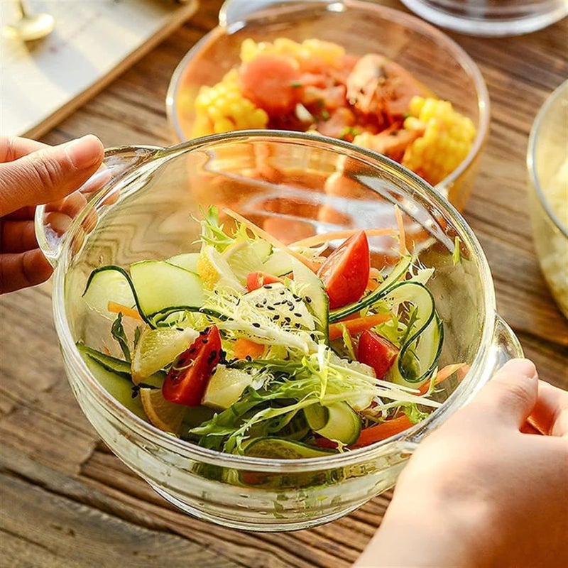 Krival Borosilicate Glass Casserole with Lid Serving Bowl Kitchen Oven Microwave Dishwasher and Freezer Safe Scratch Resistant Transparent Transparent 15 Ltr - Image 4