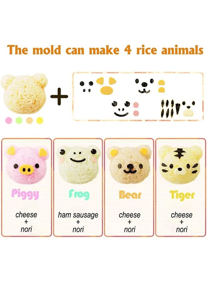 GIFT Non Stick Onigiri Triangle Sushi Press Mold, Triangle Rice Ball Mold Maker, Japanese Home Gadgets for Bento, Without Small Rice Paddle - Image 3