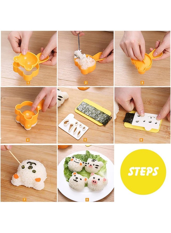GIFT Non Stick Onigiri Triangle Sushi Press Mold, Triangle Rice Ball Mold Maker, Japanese Home Gadgets for Bento, Without Small Rice Paddle - Image 4