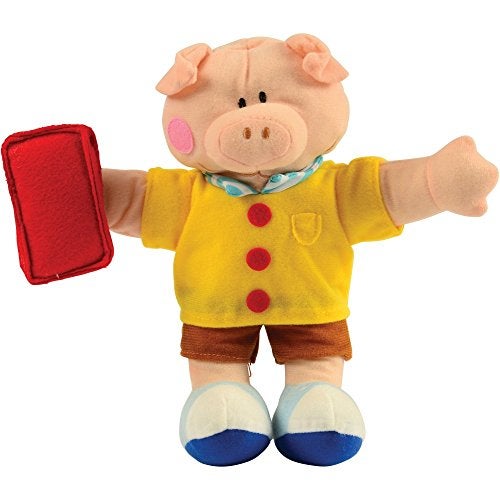 Constructive Playthings "The Three Little Pigs" Wolf and Pig Puppet Set from The Childhood Favorite Book - Image 3