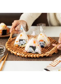 Sweet seven Convenient 50pcs Disposable Onigiri Wrappers with Charming Patterns - Easy Tear for Rice Balls, Sushi, and Kimbap Presentation  - Image 5