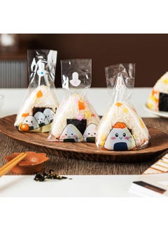 Sweet seven Convenient 50pcs Disposable Onigiri Wrappers with Charming Patterns - Easy Tear for Rice Balls, Sushi, and Kimbap Presentation  - Image 4
