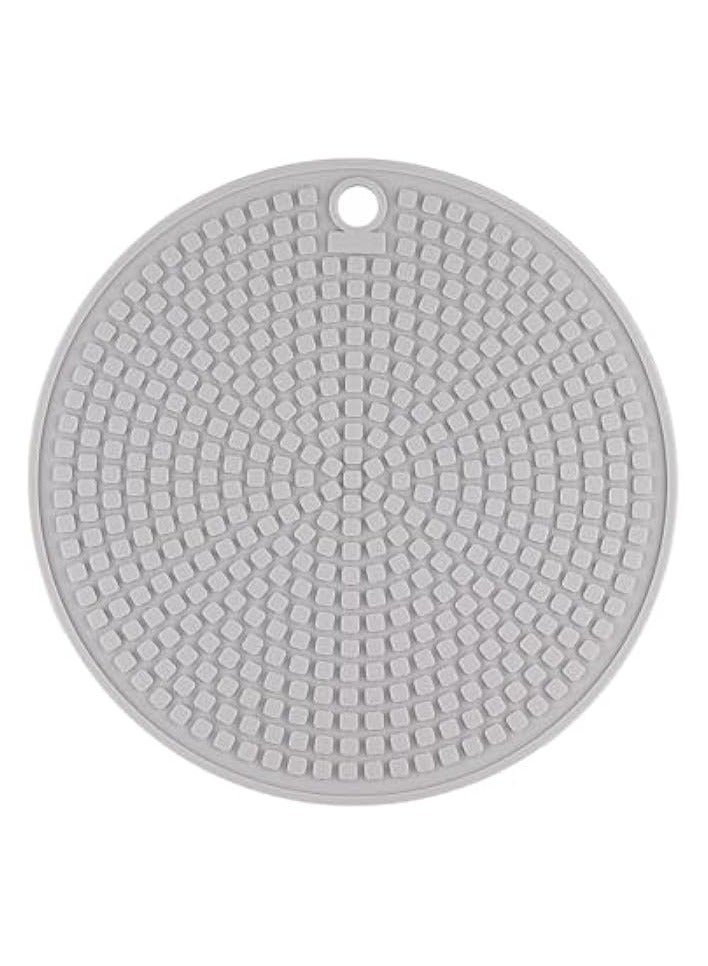 erorex Silicone Trivet Mat RF12277 Square Hot Pads Heavy Duty Hot Pot Holder Pads Coasters, Easy Wash Dry Perfect for Modern Home decorazione Décor Non Slip Base Heat Resistant 