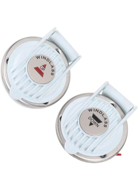 Windlass Footswitch, Up and Down Foot Switch White DC 12V/24V Boat Foot Switch for Ship for Winch