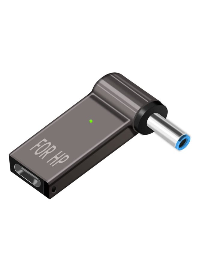 CMGTYYD USB C to 4.5mm Adapter, Laptop Charging Adapter Female Type C to Male DC Barrel Jack Plug Converter 100w Pd Power Charger Connector Tip for Probook Notebook Elitebook - Image 1