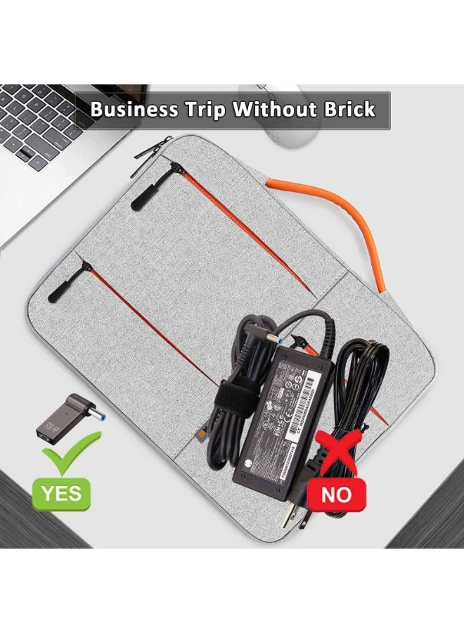 CMGTYYD USB C to 4.5mm Adapter, Laptop Charging Adapter Female Type C to Male DC Barrel Jack Plug Converter 100w Pd Power Charger Connector Tip for Probook Notebook Elitebook - Image 3