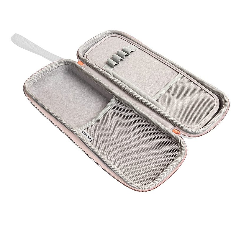Plaris Stethoscope Case for Nurses for 3M Littmann/MDF Stethoscopes - Extra Room for Medical Bandage Scissors EMT Trauma Shears and LED Penlight, (White Rosegold) - Image 5
