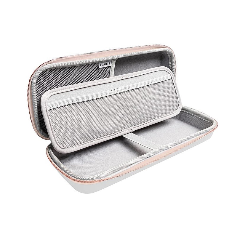 Plaris Stethoscope Case for Nurses for 3M Littmann/MDF Stethoscopes - Extra Room for Medical Bandage Scissors EMT Trauma Shears and LED Penlight, (White Rosegold) - Image 4