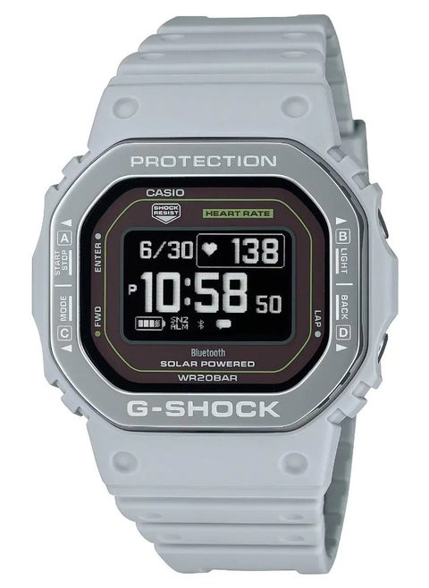 G-SQUAD Strava compatible Heart rate Dual charge Men's Digital Watch - DW-H5600MB-8A9DR